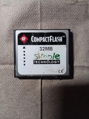 Simple Tech Compact Flash Card FC-32MH High Speed Memory Card - Image 1 of 2
