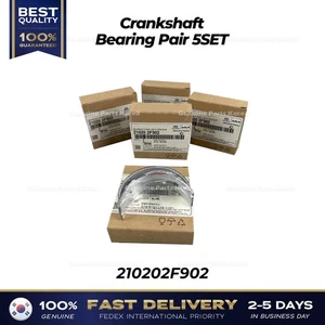 ⭐Genuine⭐ Crankshaft Bearing Pair 5SET 210202F902 for Hyundai Santa Fe Tucson - Picture 1 of 2