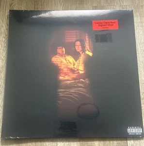 Selena Gomez Signed “I said I Love You First” Candy Cane Red Vinyl LP In Hand - Picture 1 of 3