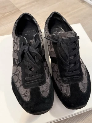 Zapatillas Coach Mujer Kelson Signature Gris y Negro Talla 8 EE. UU. Sin Caja Foto 1 de 4