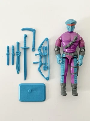GI Joe ARAH, Cobra, Night Creeper, Ninja Force, 1990 COMPLETE, Hasbro V2 Figure - Image 1 of 3
