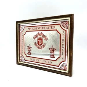 Manchester United Fc 70er Jahre Gedenkspiegel Old Trafford The Red Devils selten - Bild 1 von 6