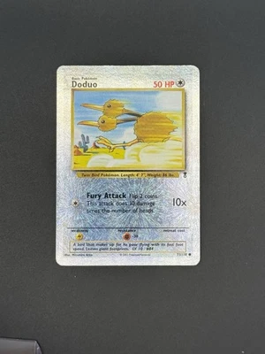 Vintage 2002 Pokémon TCG Legendary Collection Doduo Reverse Holo 71/110  - Image 1 of 2