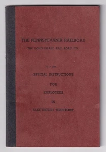 Pennsylvania Railroad/ LIRR Special Instructions Electrified Territory 1933 - Picture 1 of 2