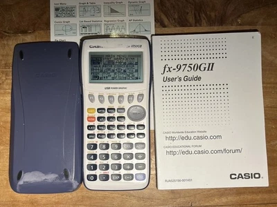 Casio Fx-9750GII Grafikrechner, Blau - Bild 1 von 3