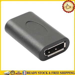 Female To Female Adapter Black DP To DP Extension Adapter for All DP Male Cables - Bild 1 von 6