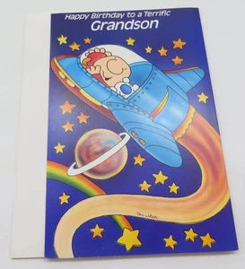 Vintage ZIGGY Greeting Card Grandson Birthday American Greetings 1986 Tom Wilson - Picture 1 of 13