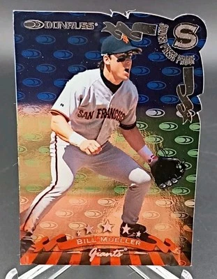 1998 Donruss - Bill Mueller #129 - SILVER PRESS PROOF PARALLEL - Die Cut 1/1500 - Image 1 of 2