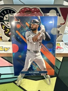 2025 Topps Finest Common Blue Refractor #63 Riley Greene /200 Tigers - Picture 1 of 2
