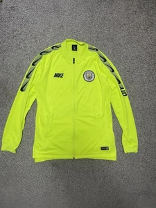 Manchester City Nike 2018/2019 Fußball Soccer Trainingsjacke Neon Gr. M - Bild 1 von 15