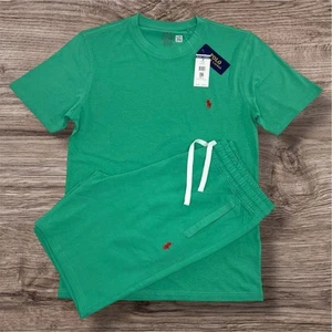 Green Adult Polo Short Set (Small) - Picture 1 of 1