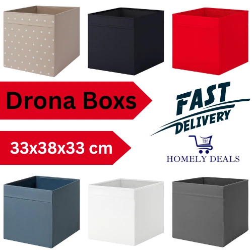 IKEA DRONA Stoff Aufbewahrungsbox Würfel Organizer für KALLAX Einheiten 33x38x33cm - Bild 1 von 1