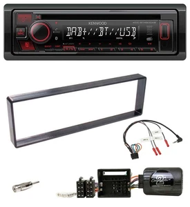 Kenwood Lenkrad CD USB Bluetooth DAB Autoradio für Citroen C4 2004-2010 schwarz - Bild 1 von 8