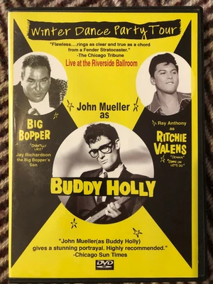 John Mueller As Buddy Holly: Winter Dance Party Tour (DVD, 2004) + Note & Poster - Image 1 of 4