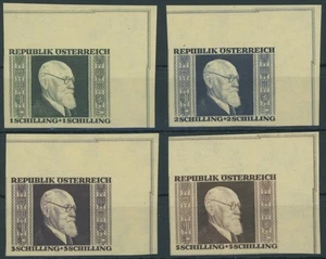 ÖSTERREICH 1945-1949 1946, Renner, ungez., postfrischer Prachtsatz, M - Picture 1 of 1