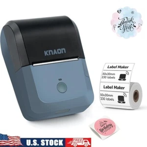 Bluetooth Label Maker Portable Thermal Printer W/ 230 Labels Office & Home New - Picture 1 of 9