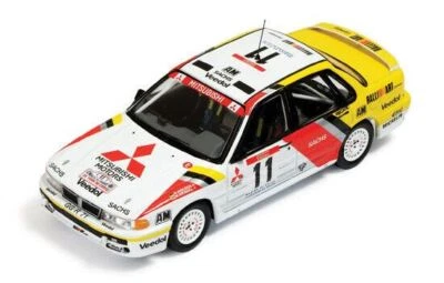 1/43 IXO RAC223 Mitsubishi Gallant VR4 1991 Tour De Corse #11 Holzer & Wendel - Image 1 of 3