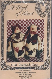 Charlie & Hazel Pattern ~ A Work of Heart - Picture 1 of 2