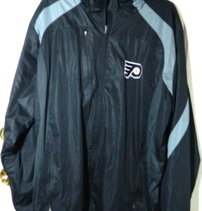 Philadelphia Flyers Antigua Full-Zip - Black - Grey Sz XL - - Picture 1 of 6