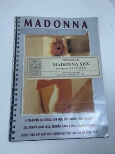 Madonna Sex Book Magazine Limited Edition SPECIAL BRAZIL Rare Erotica no cd READ - Picture 1 of 22