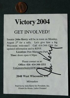 Milwaukee Wisconsin John Kerry for President ...
