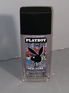 PLAYBOY NEW YORK 75 ml 2.5 oz Body Fragrance Mist Deodorant Spray For Men - Picture 1 of 2