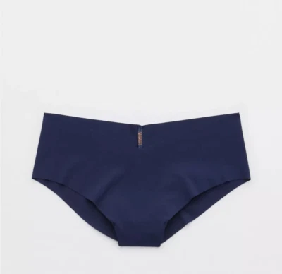 Трусики American Eagle Aerie No Show Cheeky X-LARGE темно-синие шелковистые новые - Изображение 1 из 2
