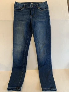 Gap Denim Girls Stretch Super Skinny Blue Jeans Size 10R Adjustable Waist - Picture 1 of 6