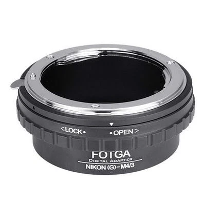 FOTGA Adapter Ring Nikon G AF S Mount lens to Micro 4/3 GF1 GH1 EPOlympus Camera - Image 1 of 2