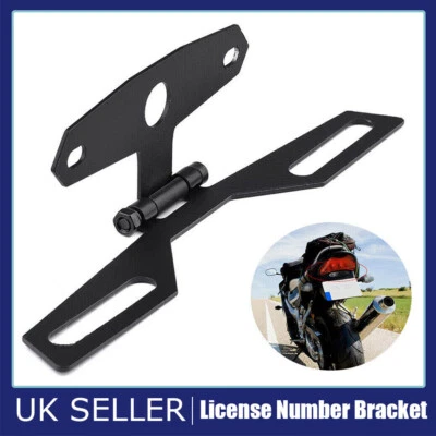 Universal Motorbike Motorcycle License Number Plate Holder Tail Tidy Bracket UK - Image 1 of 4