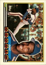 1989 Topps Big New York Mets Baseball Card #304 Dwight Gooden