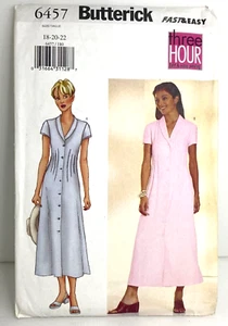 #6457 Vestido Butterick Misses Petite patrón de costura TALLA 18-22 - Imagen 1 de 4