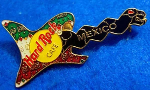MEXICO CITY PROTOTYPE MAYAN AZTEC MEXICAN FLAG SNAKE GUITAR Hard Rock Cafe PIN - Picture 1 of 1
