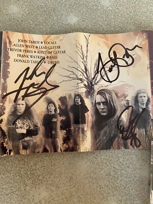 Hand Signed By Band 1st Press Obituary The End Complete Death Metal Cassette - Image 1 of 4