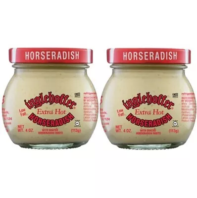 915392 2 X 113g Jar Inglehoffer Extra Hot Horseradish Sauce American • 13.98$