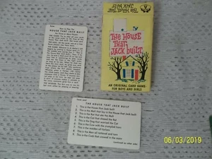 Vintage Antique House That Jack Built Playing Cards - Bild 1 von 4
