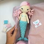 Mermaid doll handmade crochet toy amigurumi stuffed doll high quality under sea