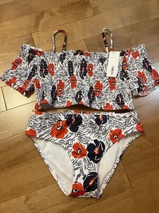 NWT Janie and Jack Girls two piece swimsuit size 16 - Picture 1 of 7