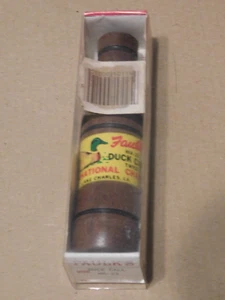 Vintage Faulk's # WA-33 Hand Tuned Duck Call with Box Unused Condition - Picture 1 of 7