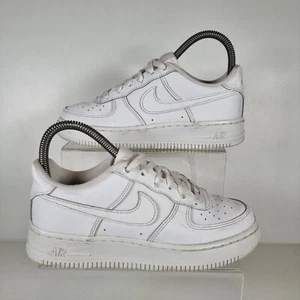 Nike Air Force 1 Low Ladies' White Trainers Size 3 - Picture 1 of 12