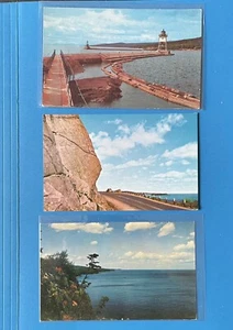 Minnesota North Shore Lake Superior Postal Faro Full Rocks Silver Creek - Imagen 1 de 4