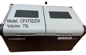 WAECO CFX Dometic 75L Portable Fridge/Freezer CFX75DZW + Fridge Slider, Cable - Picture 1 of 10