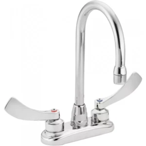 MOEN 8279SM M-DURA CROMO PULIDO 2 MANIJAS GRIFO LAVABO 100% NUEVO - Imagen 1 de 7