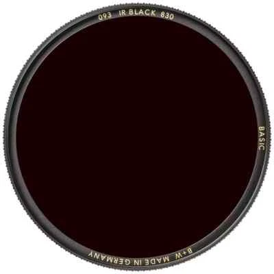 B + W 39mm Basic 093 Infrared Filter, Black Red 830 #65-1102772 - Image 1 of 4