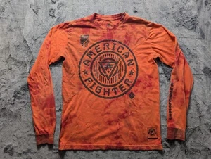 American Fighter Langarmshirt Herren Größe Small Orange - Bild 1 von 13
