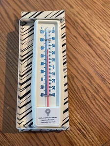 Vintage NOS Outdoor Thermometer Plastic Advertising Lutherans Wisconsin - Picture 1 of 10