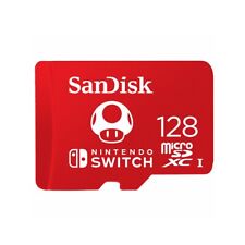 SanDisk Nintendo Switch Micro SD 128GB SDXC Memory Card Nintendo Licensed 100MB