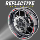 For Honda CB1100 EX RS 14-20 19 18 17 Reflective Wheel Sticker 17" Stripe02 RED