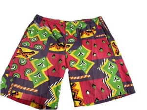 Vintage 80s Original Surf Line JAMS Drawstring Cotton Shorts Rare Men's Medium - Picture 1 of 10