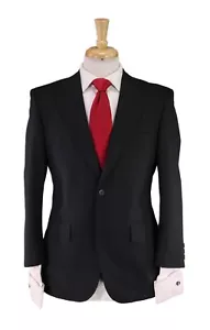 J. Press Japan Black Textured Check 2-Btn Luxury Wool Suit 36S - Picture 1 of 9